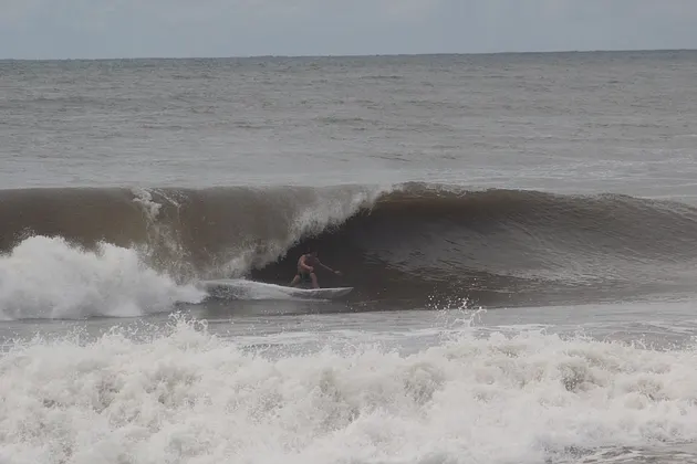 Brown water surfing